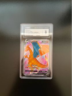 Charizard V SWSH050 CGC 9 Champion’s Path ETB Promo Pokémon