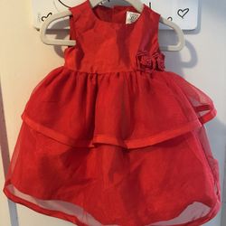 Red Fancy Dress 6 Months 