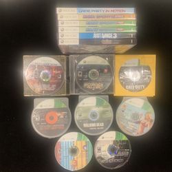 Microsoft Xbox 360 Game Lot(14 Games)GTA COD WALKING DEAD JUST DANCE BIOSHOCK+more(Post Nintendo Era)