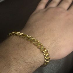 Mens Gold Bracelet