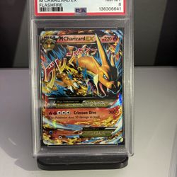 PSA8 M Charizard Y EX 13/106