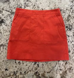 Orange Skirt Size 6