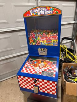 Play More Win More Super Balls Arcade Redemption Machine