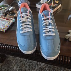 Puma Blue And White Shoes Size 13