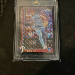 2025 Topps Chrome Alec Bohm Black SSP /10