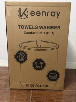 Brand New Keenray Towel Warmer CL1 Luxury Towel Warmer Bucket, Large Towel Warmer for Bathroom, Auto Shut Off, Fits Up to Two 40"X70" Oversized Towels