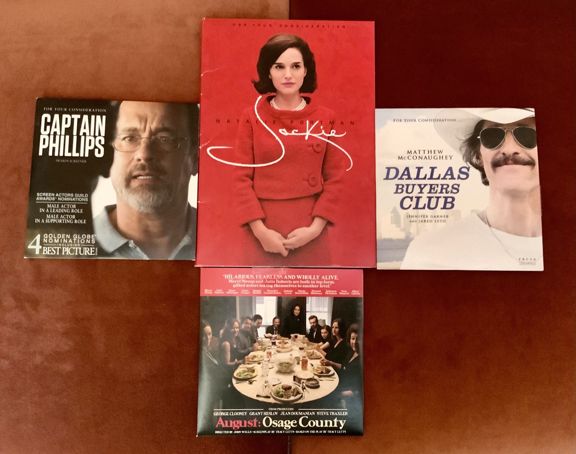 4 OSCAR NOMINATED FILMS DVD