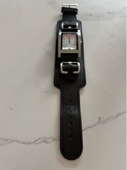 Guess Men’s leather watch
