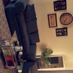 2 Dark Green Couches