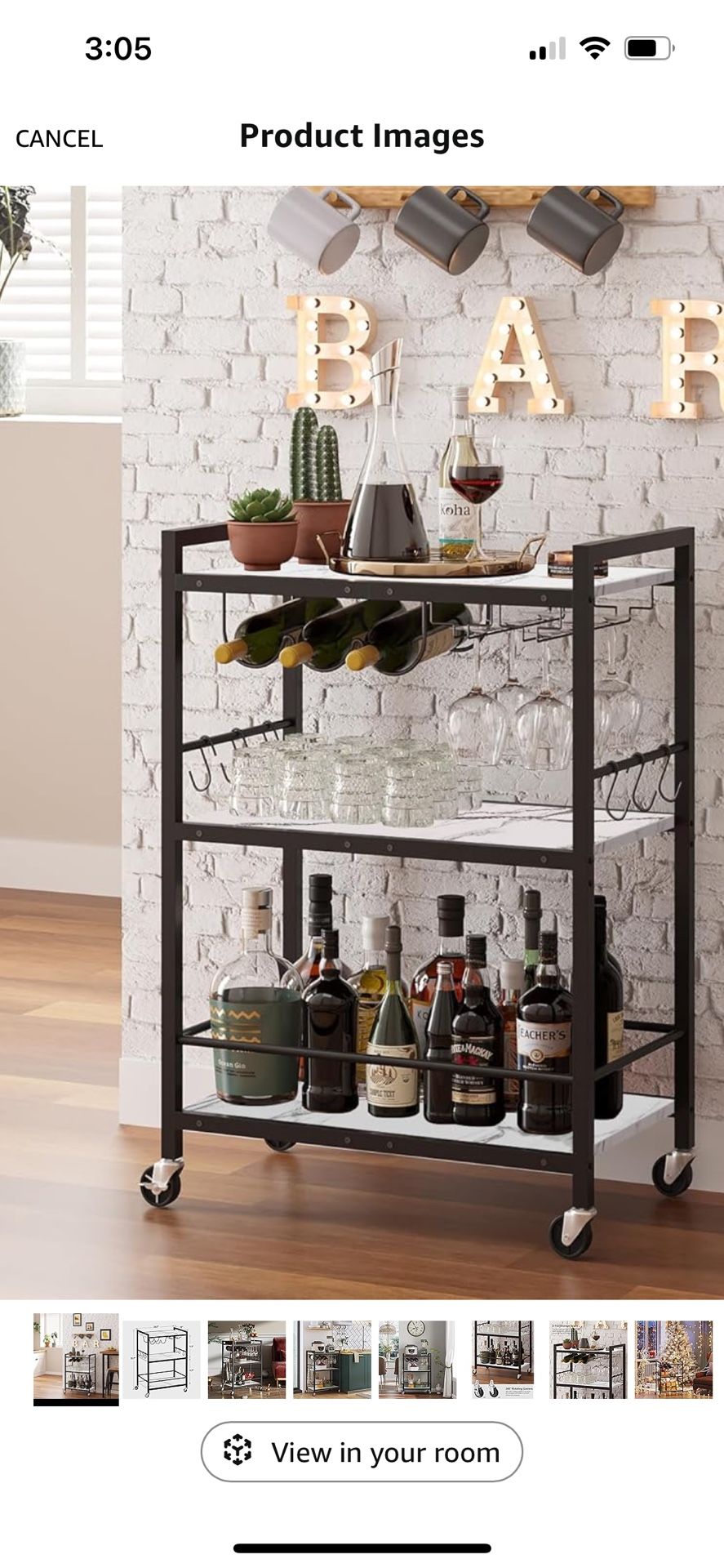 TUTOTAK Bar Cart