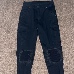 Black Cargo Pants