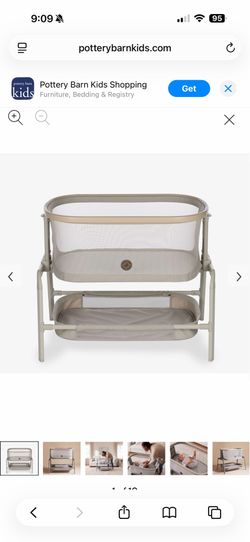Maxi Iora Bassinet - Oat - Barely used