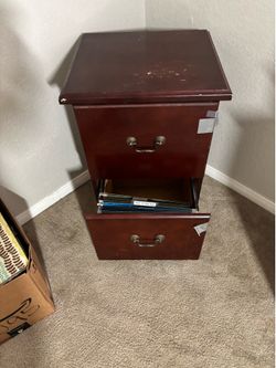 Two draw file cabinet