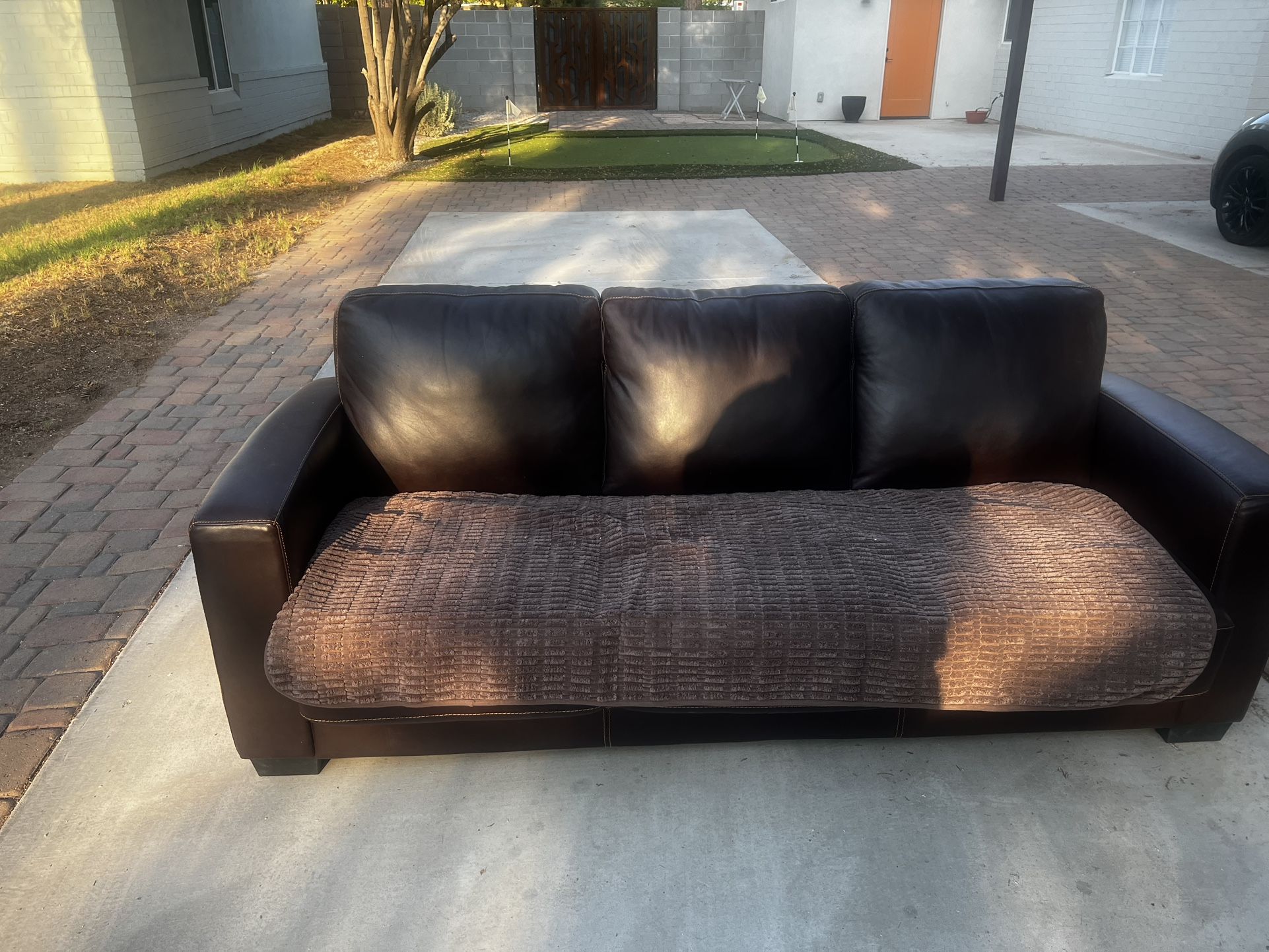 Queen Size Sleeper Sofa- Nearly New Mattress