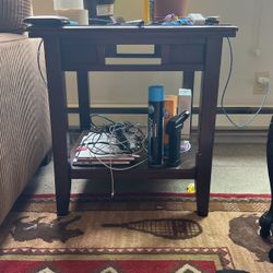 Espresso End Tables 2” X 2” (pair)