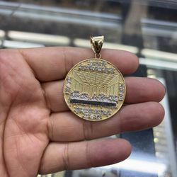 14k Last Supper pendant