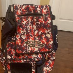 Youth baseball rolling bag