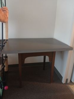 Desk grey brown
