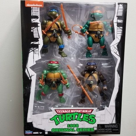 1988 TMNT 4pk Gamestop Exclusive