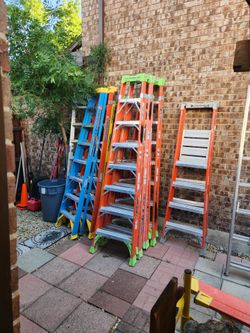 Escaleras 8ft $120  24ft extensión $180  4ft plataforma $130