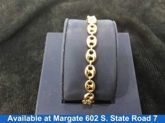 Gucci Bracelet - Yellow Gold 14k (.585) 8.1 grams 8 inch