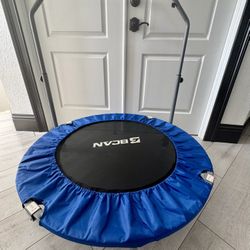 Trampoline 40” Inch WIDE With Bar / Handle