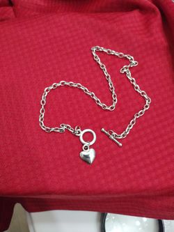 Stainless Steel Heart Necklace 