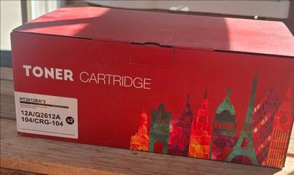 3 new 2-Pack Premium 12A Q2612A CRG-104 Toner Replacement for HP LaserJet & Canon (New)