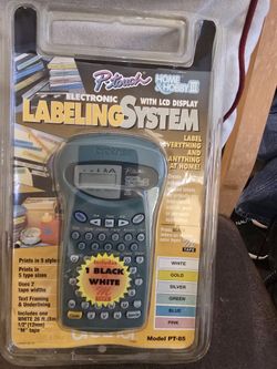 Brother PT-85 P-Touch Home & Hobby III Electronic Labeling System Brand New