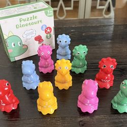 Stackable Pizzle Dinosaurs