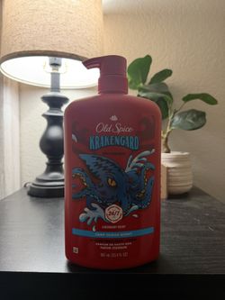 Old Spice Cleansing Body Wash for Men, 24/7 Shower Clean with Lasting Scent, Body Wash, Rich Lather, Krakengard, Deep Ocean Scent, 33.