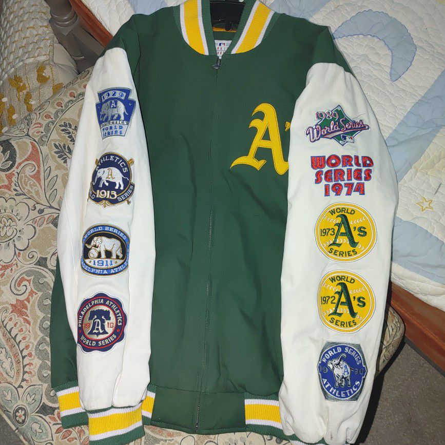 Oakland A's Letterman's Style Jacket 