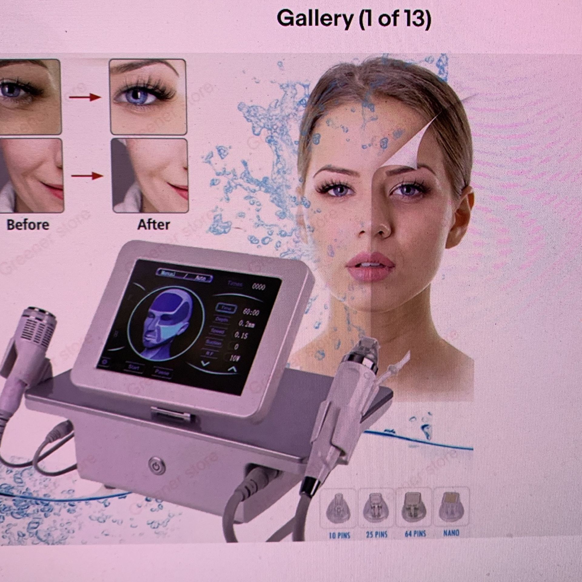 Fractional RF Micro needling Antiaging Machine