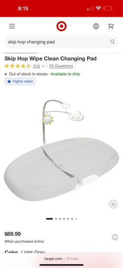 skip hop changing pad