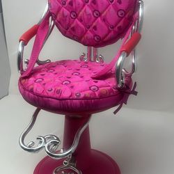 Our Generation sitting pretty hair salon chair  for 18" Dolls