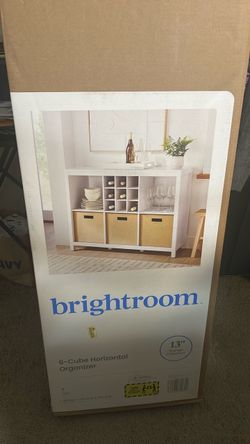 Brightroom6-Cube Horizontal Storage - Brand New Sealed