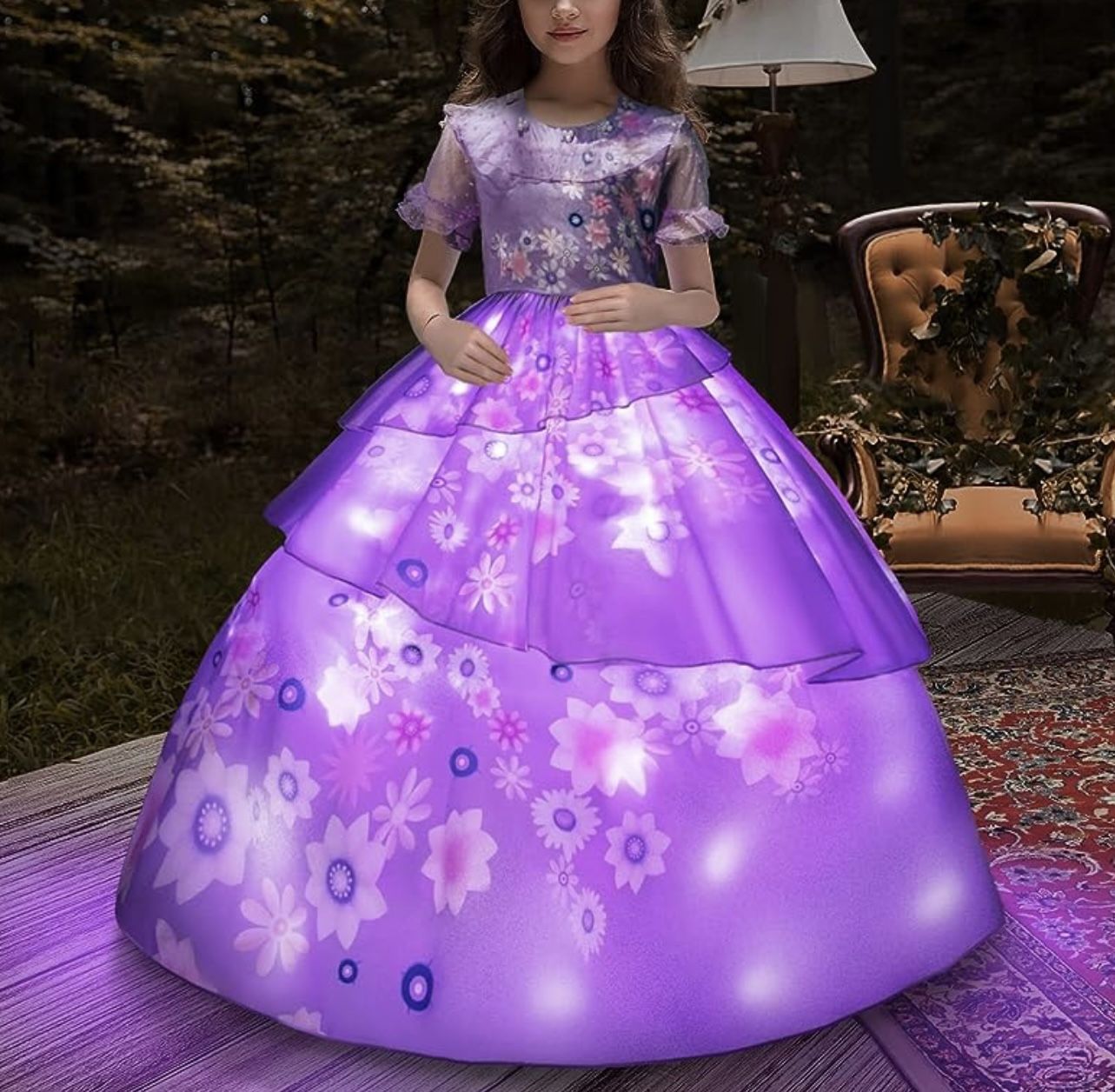Encanto Isabella Light Up Dress (HALLOWEEN COSTUME!)