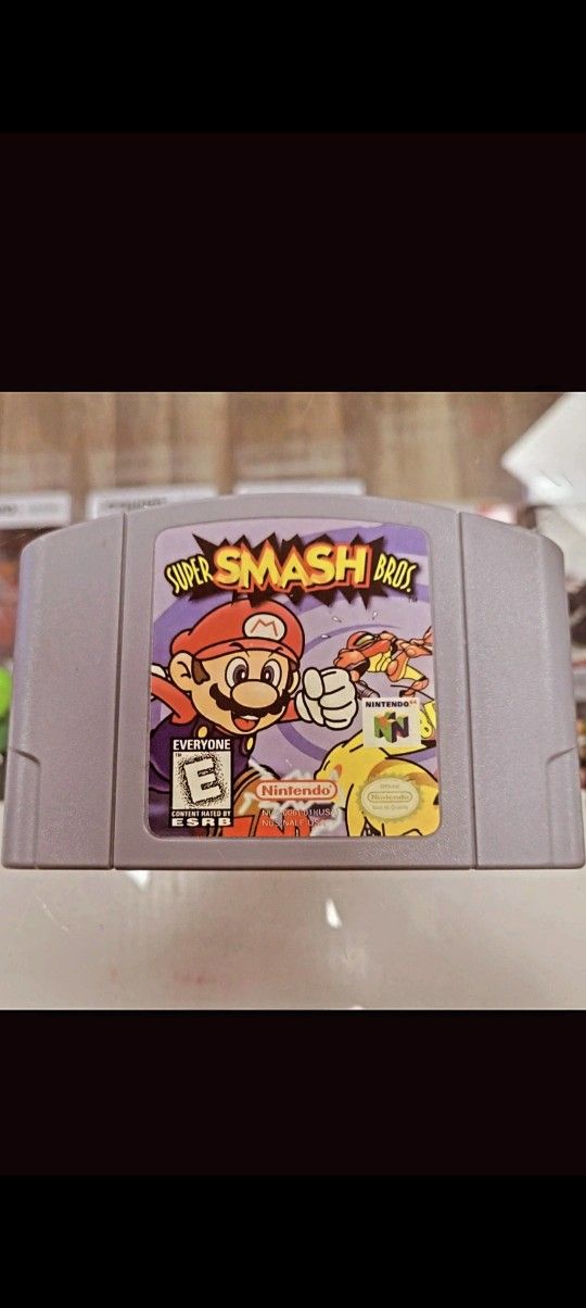 SUPER SMASH BROS GAME IN GREAT CONDITIONS $60 CASH OR BEST