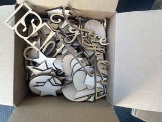Laser Cut Wood Scraps- $15 For All 3 Boxes