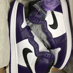 Jordan 1 Retro High OG Court Purple 2.0 (2020) US Men’s Size 11