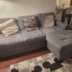 Couch with Storage And Pulls Out To Queen Size Bed