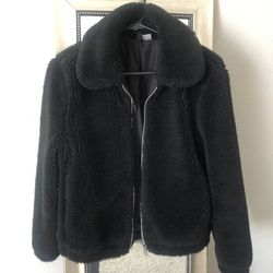 H&M Teddy Jacket Size S