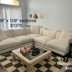 Sofa, Rug, Dining Set, Bed, Mirror, Bar Cart, TVs, + More!