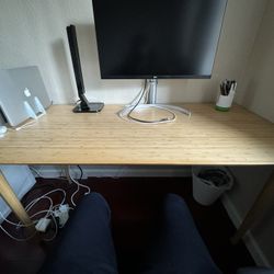 IKEA ANFALLARE / HILVER Bamboo Desk