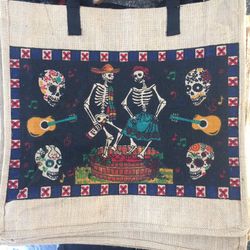 Da de los Muertes Tote Bag