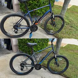 A pair of Giant Sedona bikes