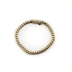 14K Gold 6mm Monaco Link Bracelet. Approx. 7.75" in length. ONLY $ 1,200