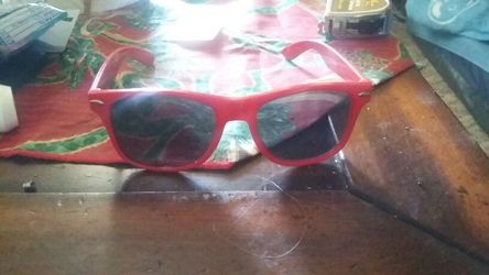 Red sunglasses