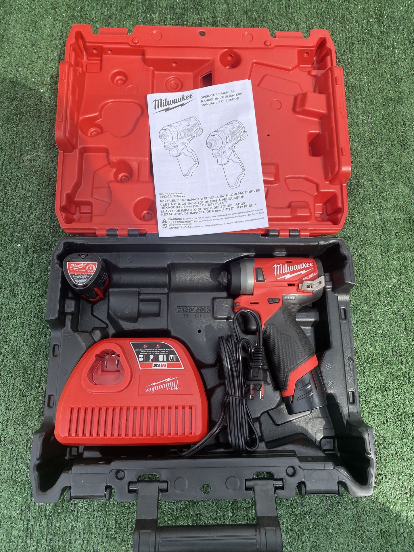 Milwaukee M12 FUEL Impact Driver Kit - New in Case
