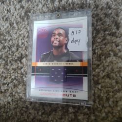 2003-04 Flair Final Edition Courtside Cuts Jerseys Pewter /125 Chris Webber HOF